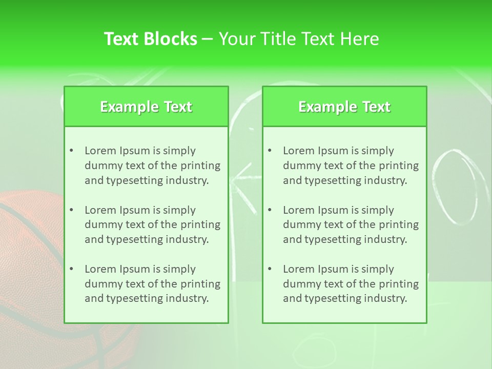Teamwork Sport Leather PowerPoint Template