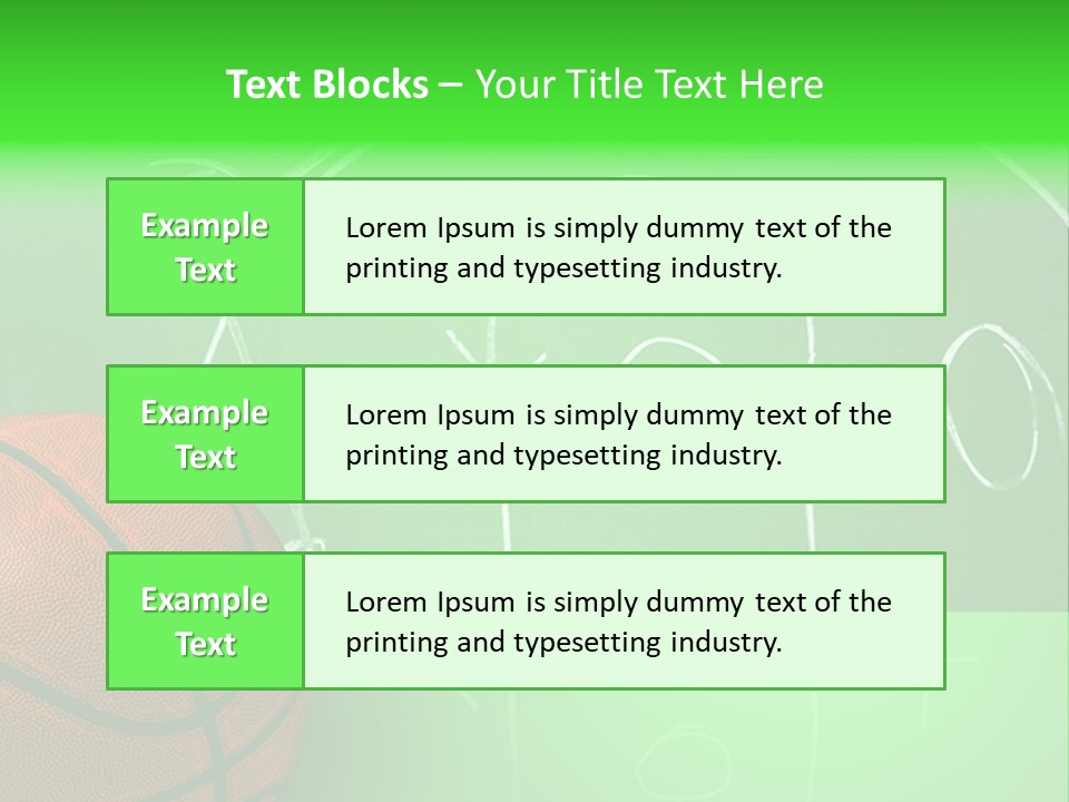 Teamwork Sport Leather PowerPoint Template