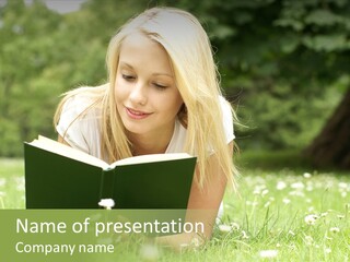 Day Learning Caucasian PowerPoint Template