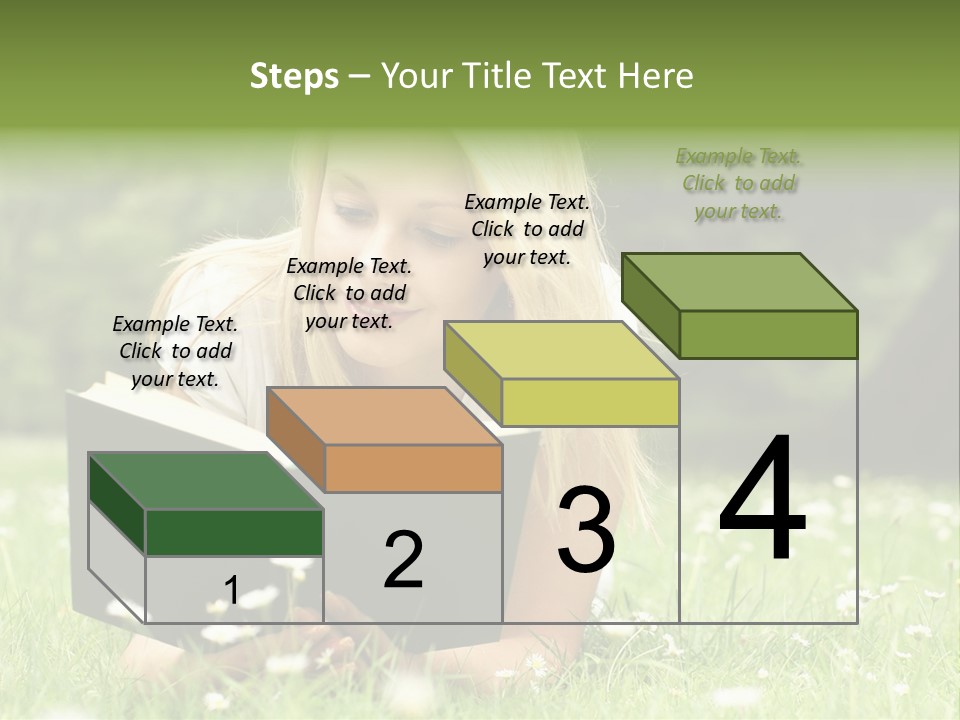 Day Learning Caucasian PowerPoint Template