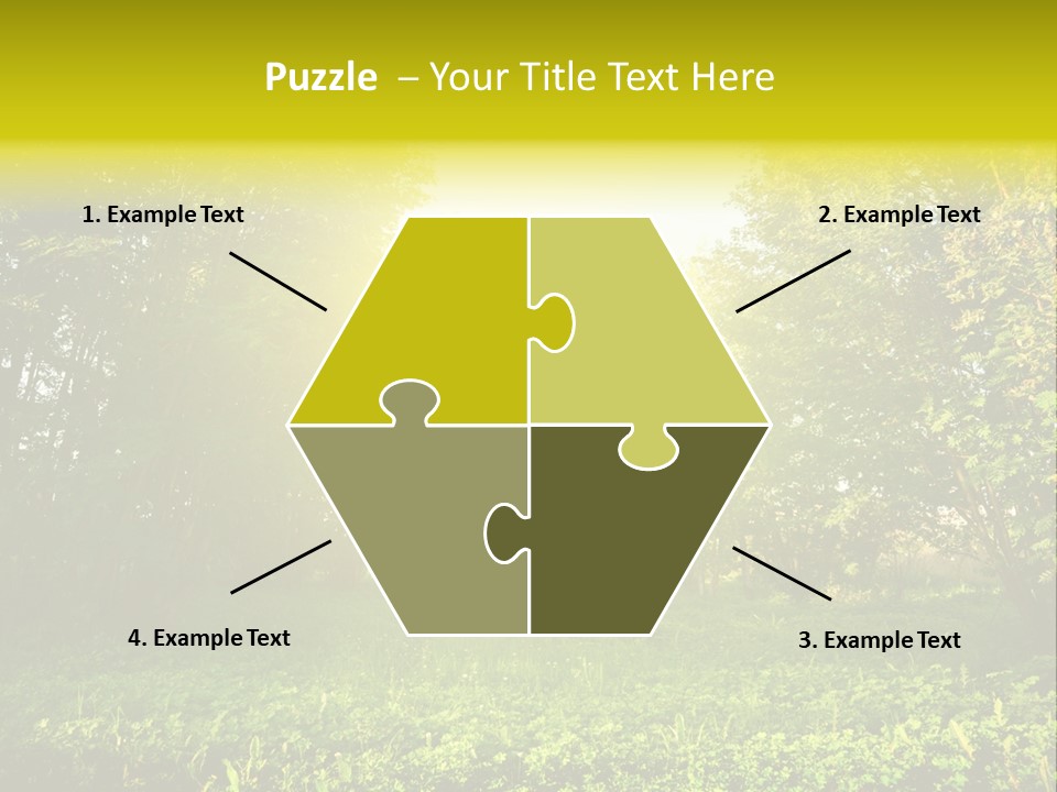 Sunrise Park Spring PowerPoint Template