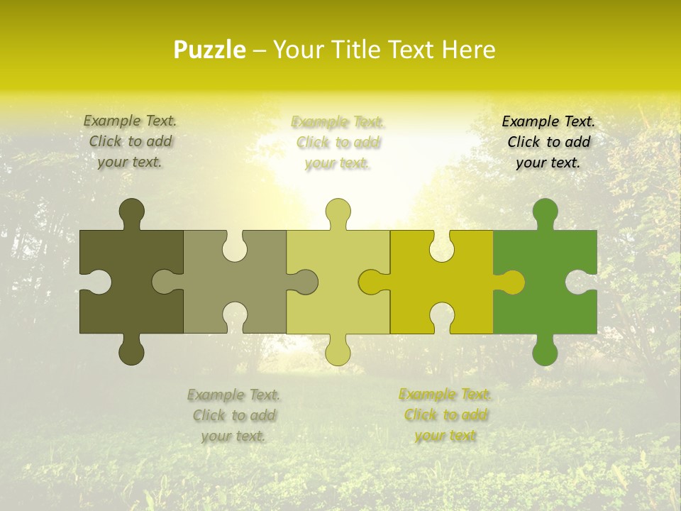 Sunrise Park Spring PowerPoint Template