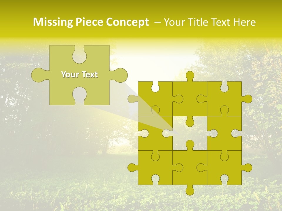 Sunrise Park Spring PowerPoint Template