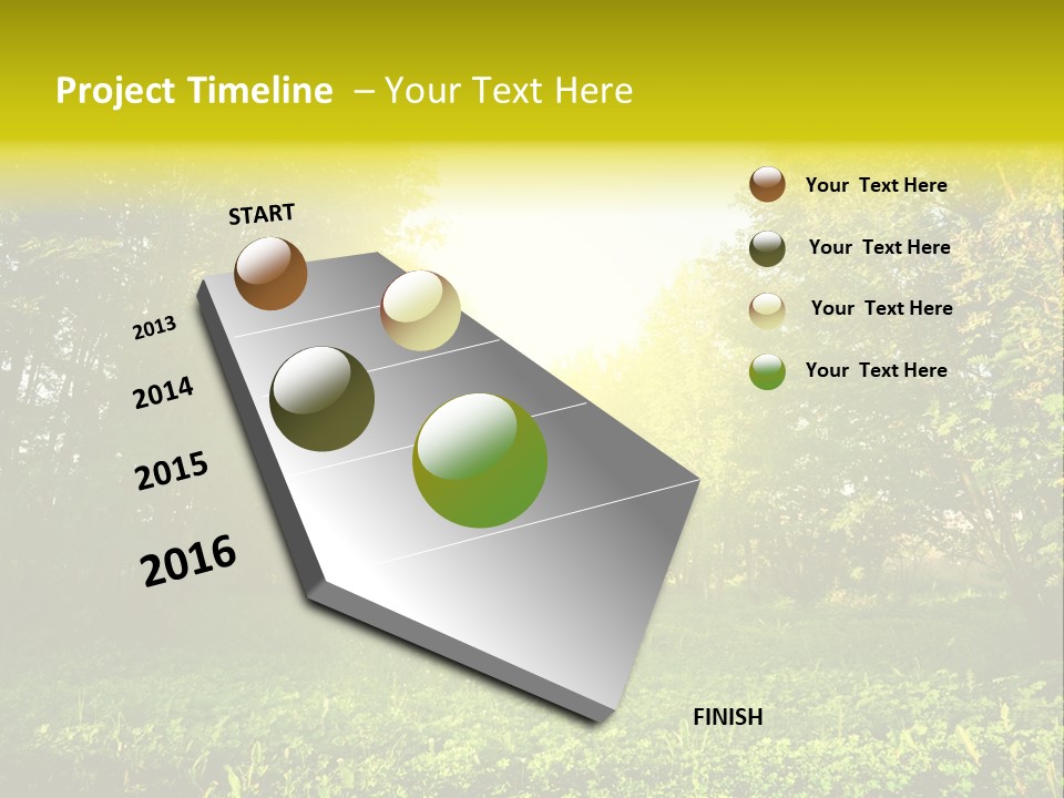 Sunrise Park Spring PowerPoint Template