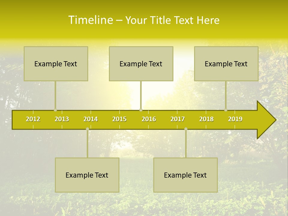 Sunrise Park Spring PowerPoint Template