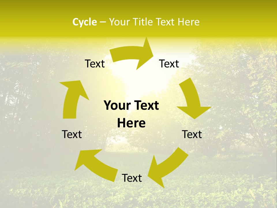 Sunrise Park Spring PowerPoint Template