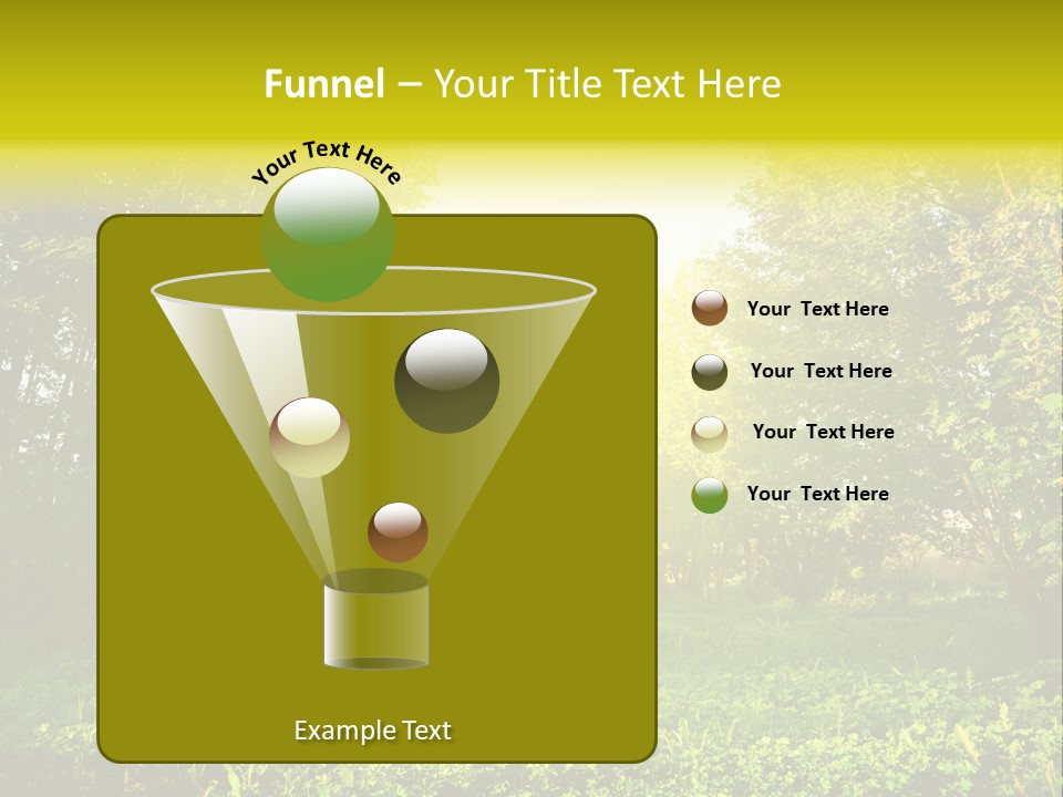 Sunrise Park Spring PowerPoint Template