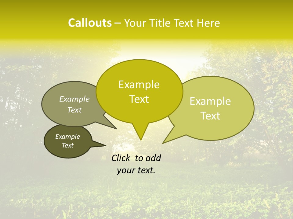 Sunrise Park Spring PowerPoint Template