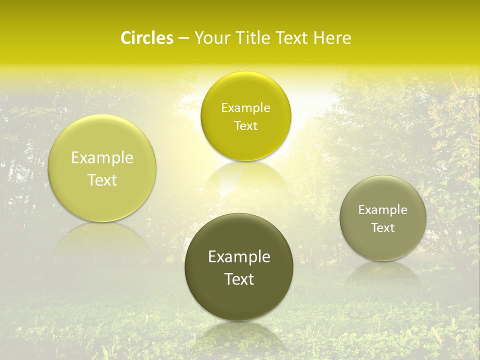 Sunrise Park Spring PowerPoint Template