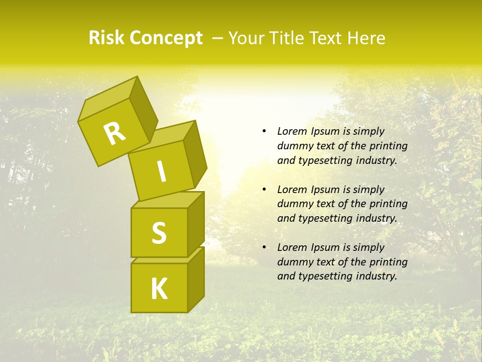 Sunrise Park Spring PowerPoint Template