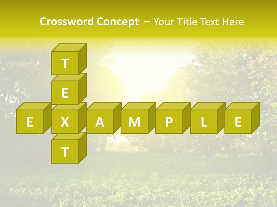 Sunrise Park Spring PowerPoint Template