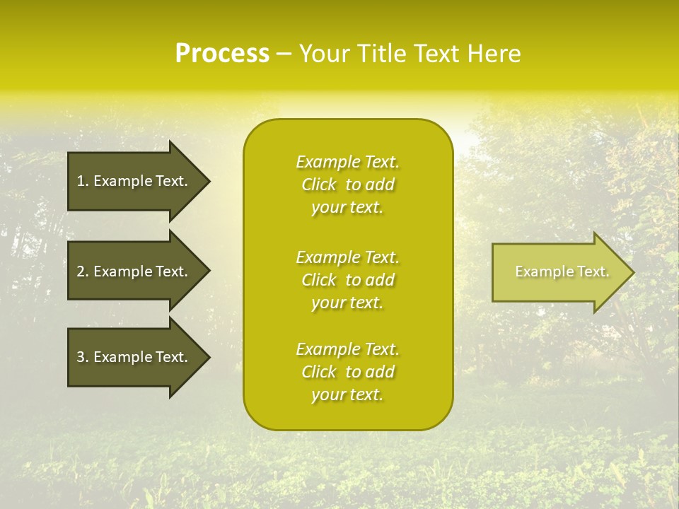 Sunrise Park Spring PowerPoint Template