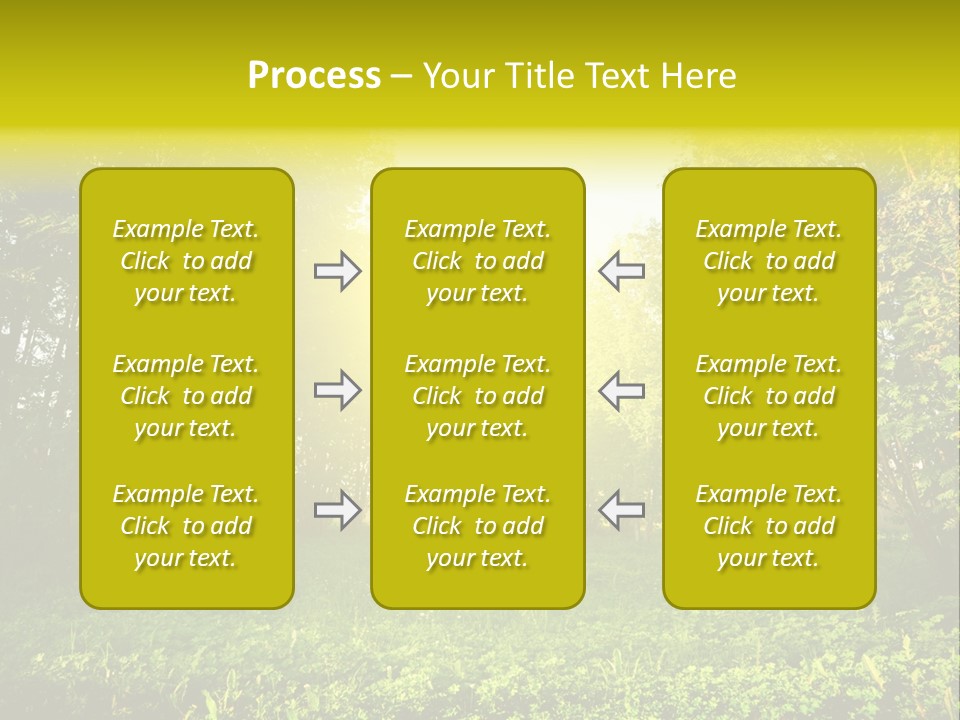 Sunrise Park Spring PowerPoint Template