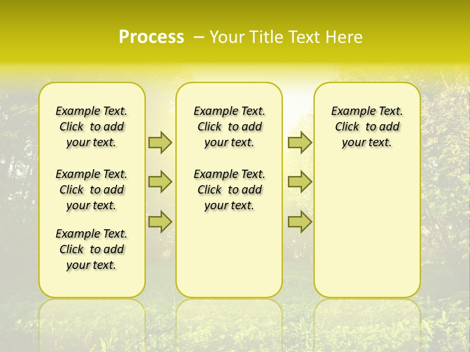 Sunrise Park Spring PowerPoint Template