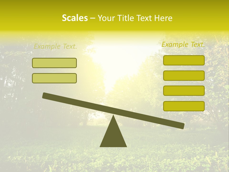 Sunrise Park Spring PowerPoint Template