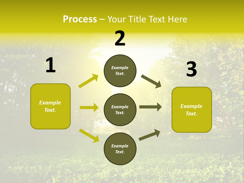 Sunrise Park Spring PowerPoint Template