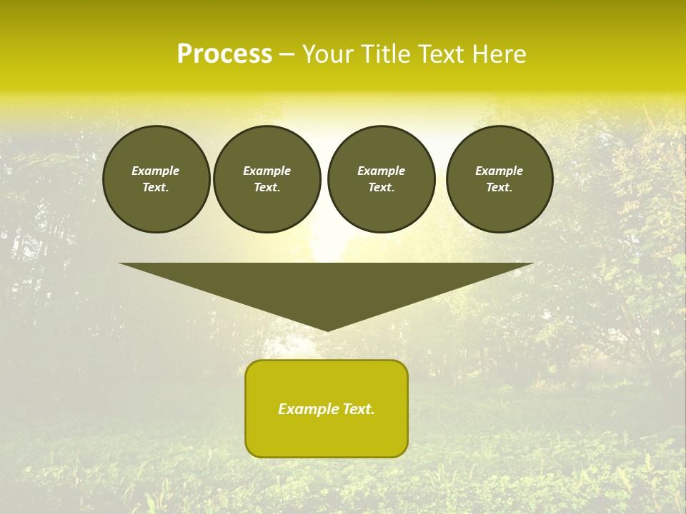 Sunrise Park Spring PowerPoint Template