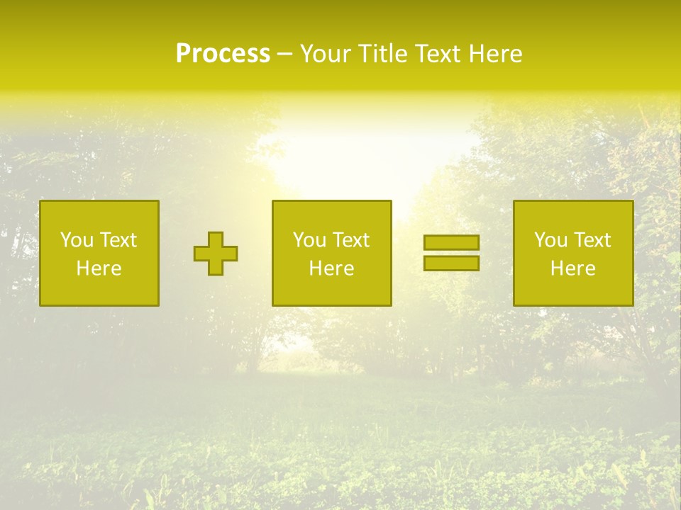 Sunrise Park Spring PowerPoint Template