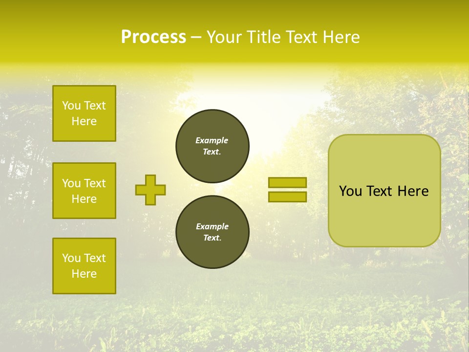 Sunrise Park Spring PowerPoint Template