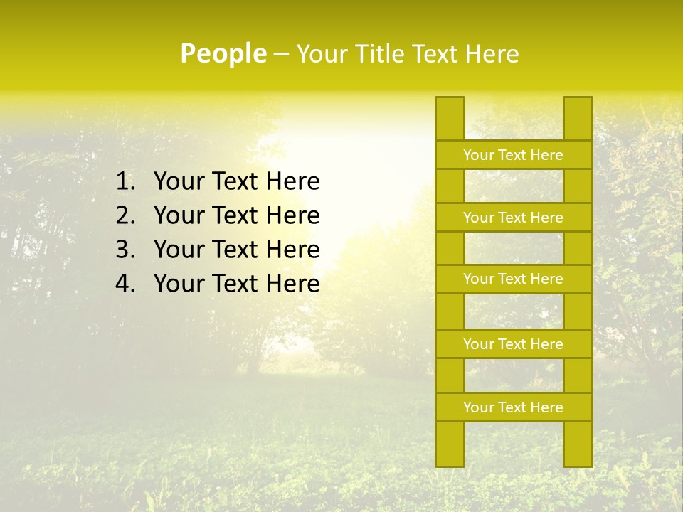 Sunrise Park Spring PowerPoint Template