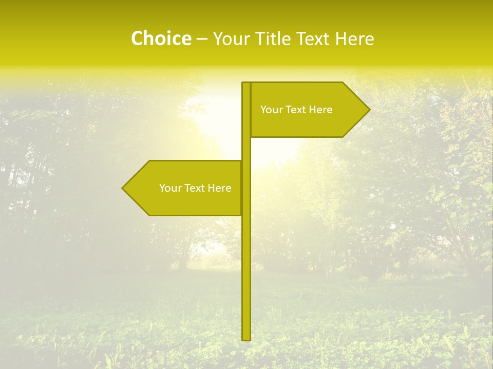 Sunrise Park Spring PowerPoint Template