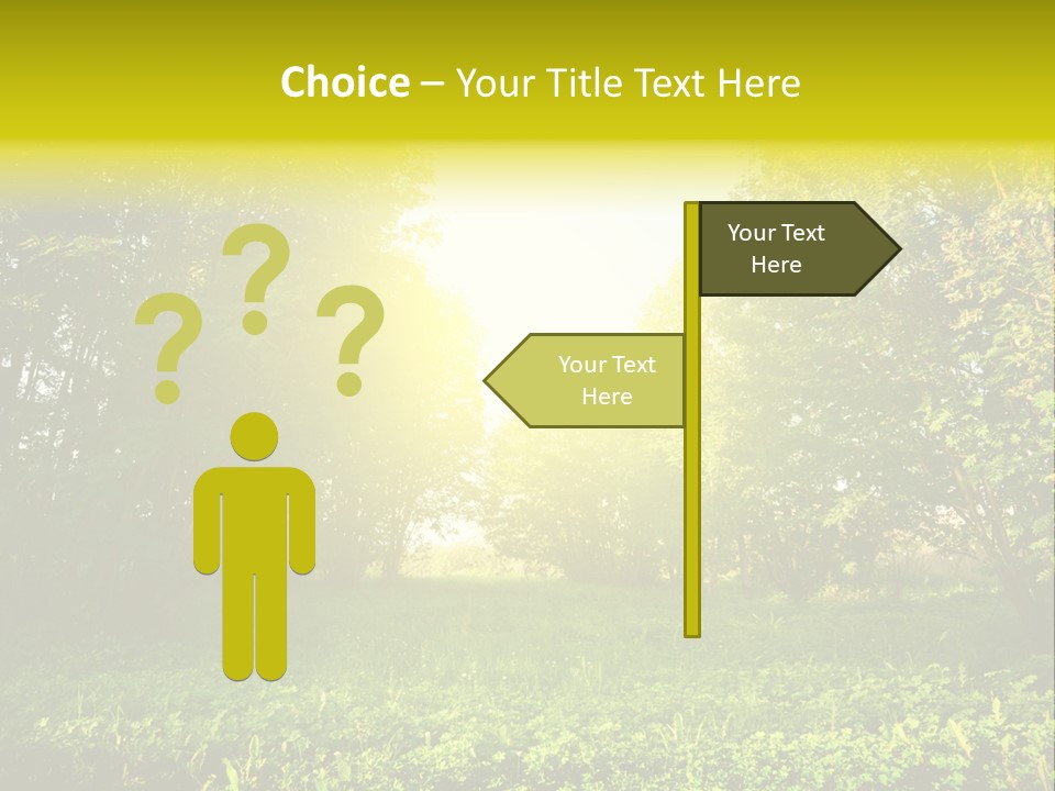 Sunrise Park Spring PowerPoint Template