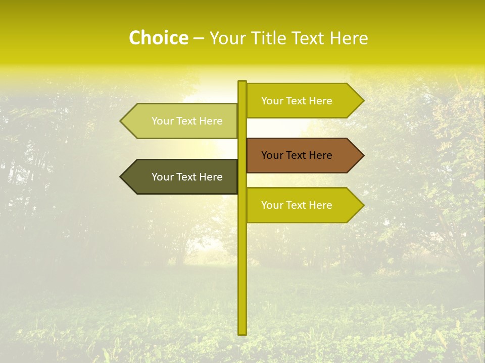 Sunrise Park Spring PowerPoint Template