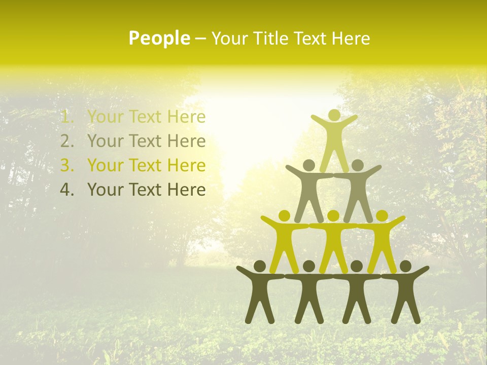 Sunrise Park Spring PowerPoint Template