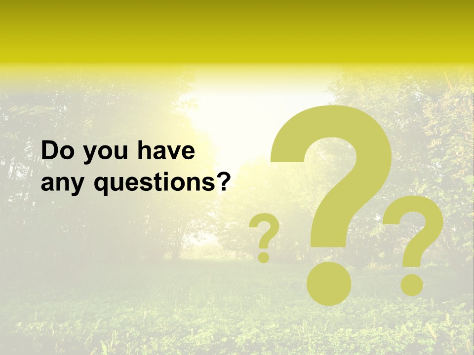 Sunrise Park Spring PowerPoint Template