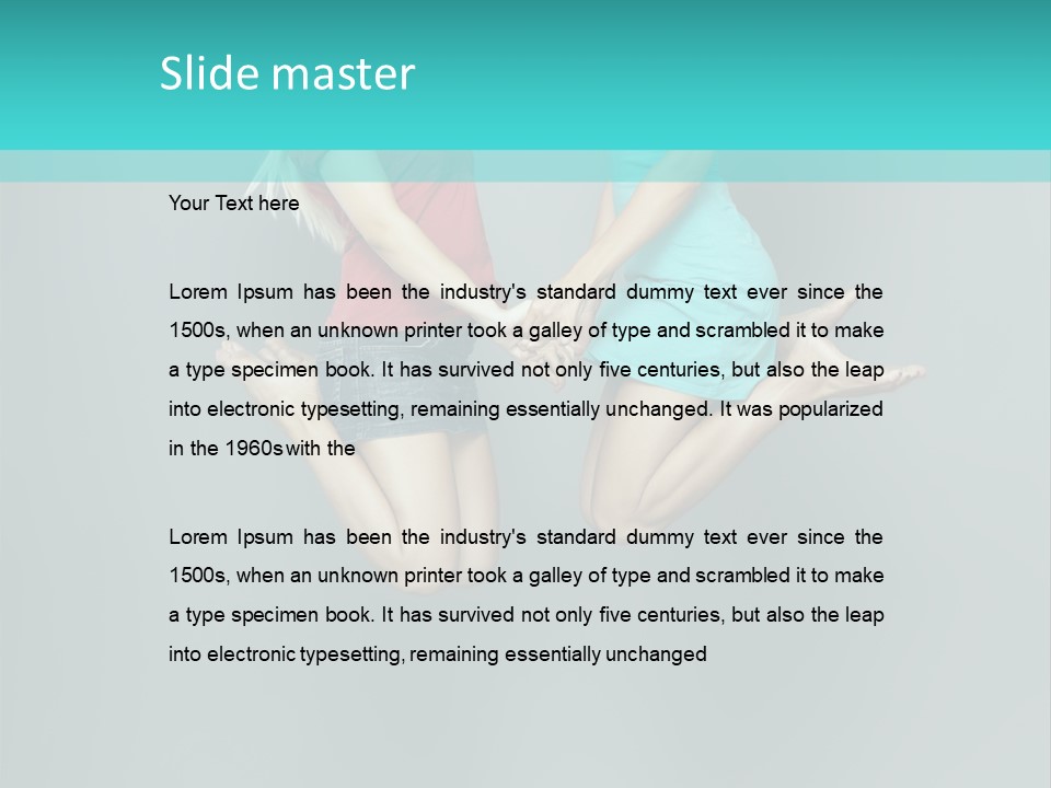 Ladies Background PowerPoint Template