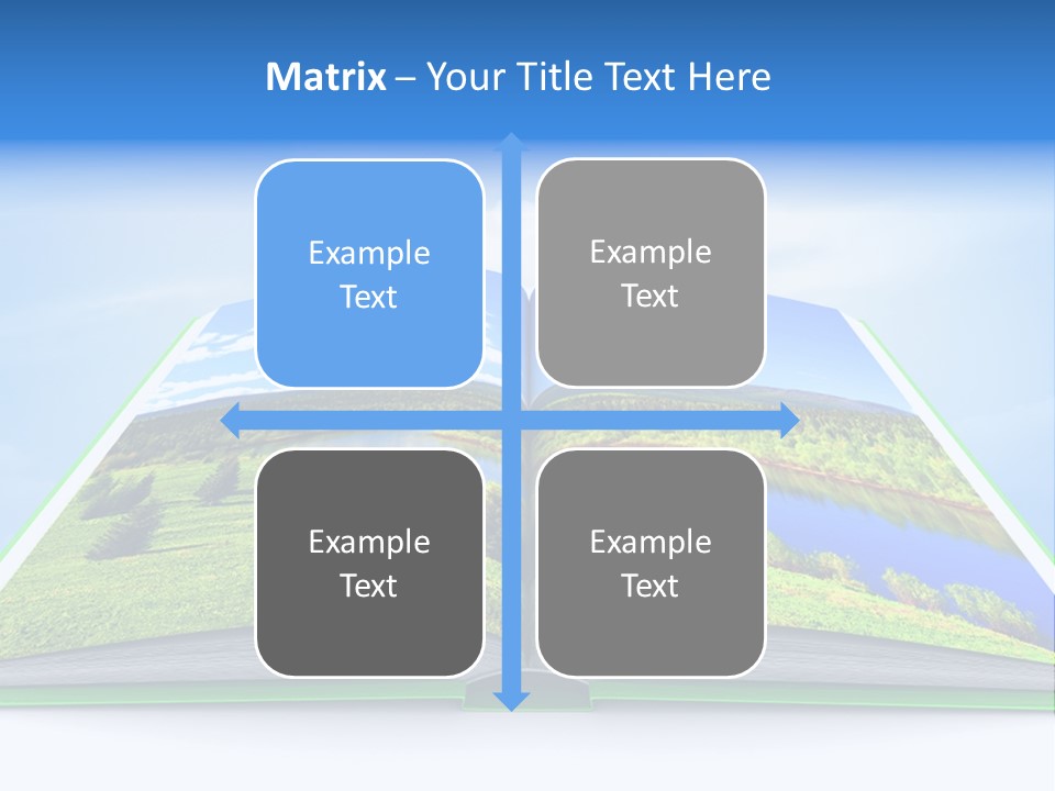 Closeup Forest Training PowerPoint Template