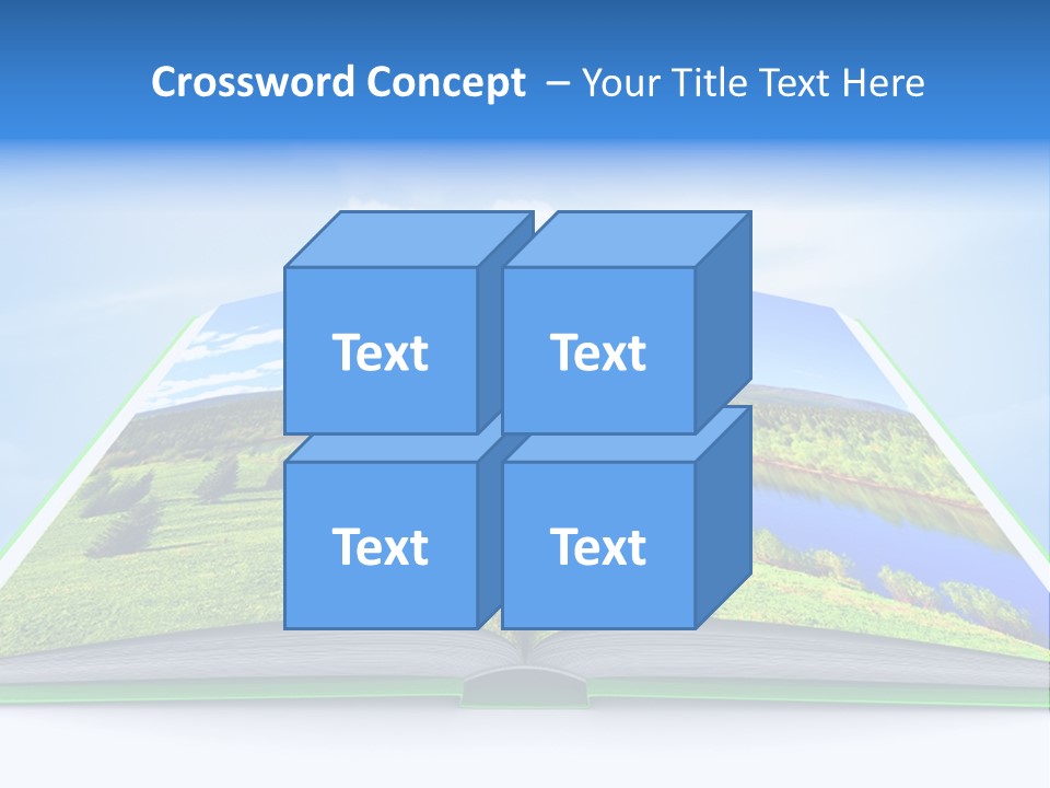 Closeup Forest Training PowerPoint Template