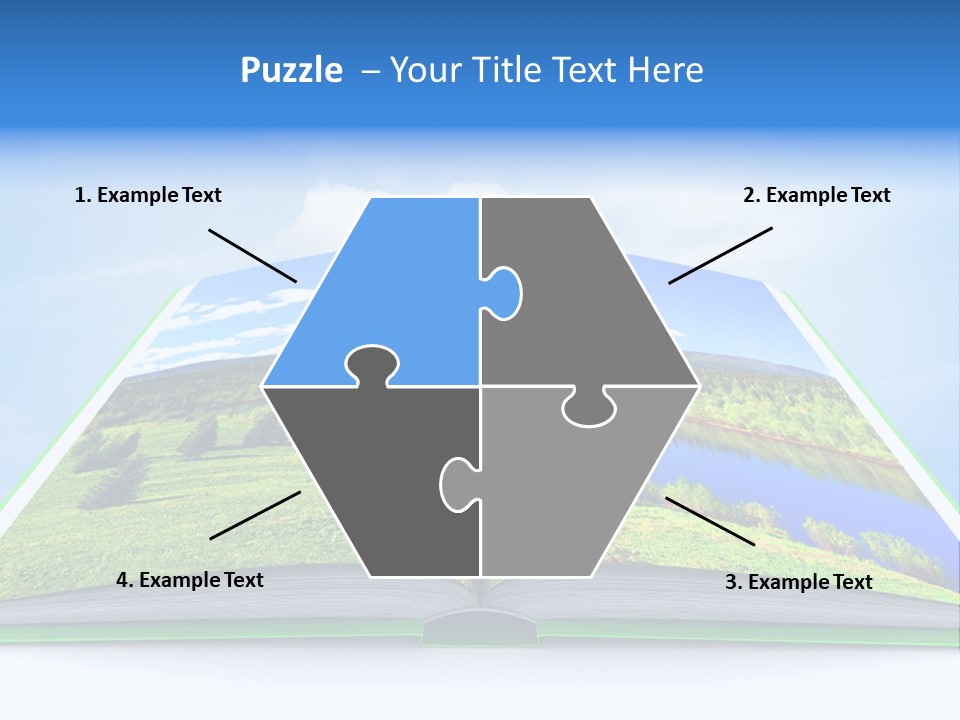 Closeup Forest Training PowerPoint Template