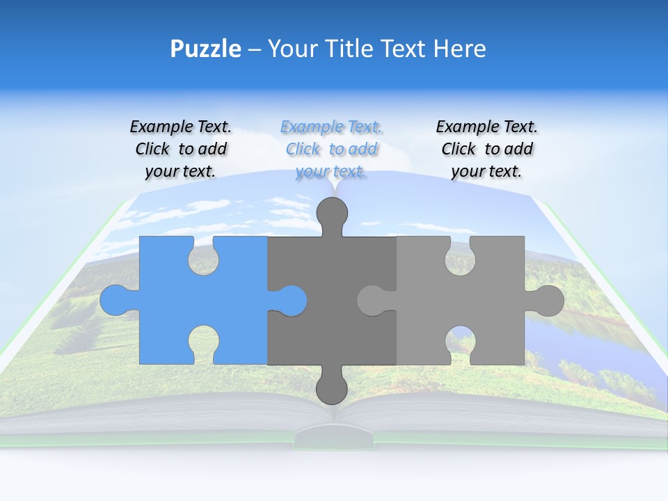 Closeup Forest Training PowerPoint Template
