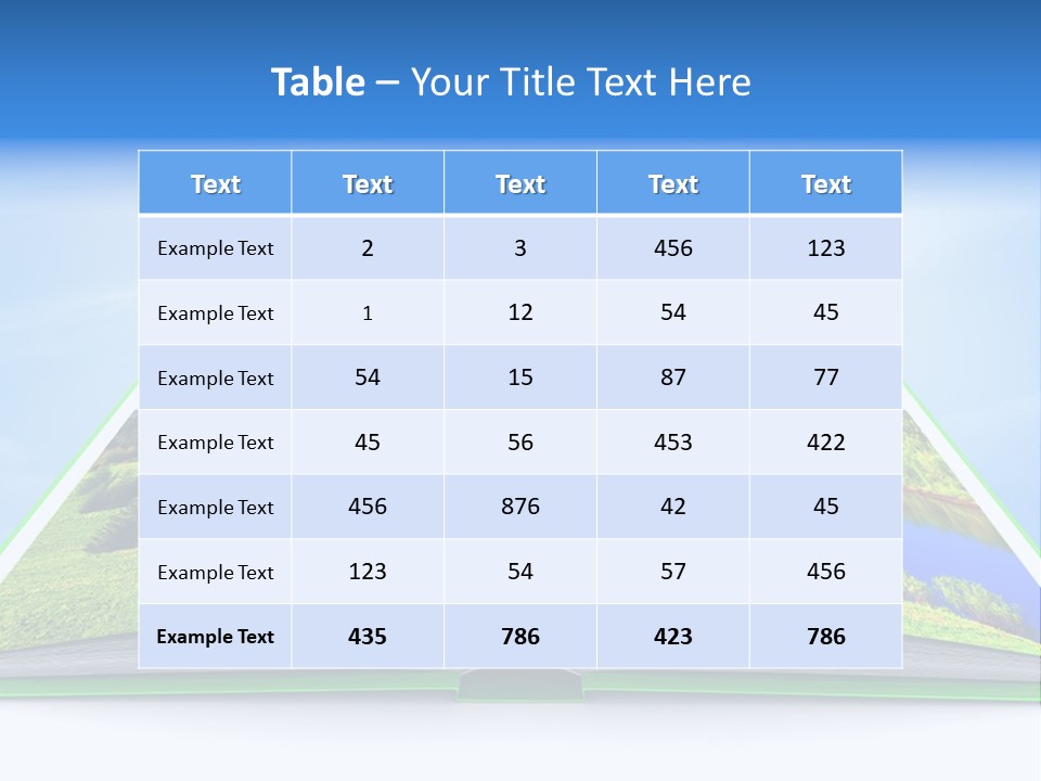 Closeup Forest Training PowerPoint Template