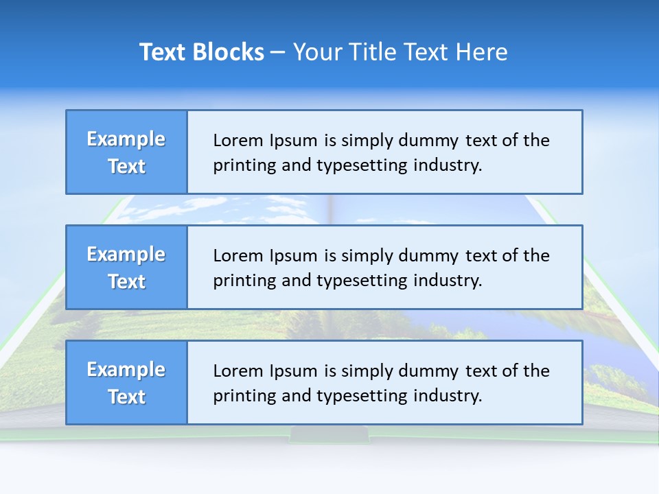 Closeup Forest Training PowerPoint Template