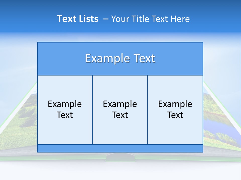 Closeup Forest Training PowerPoint Template