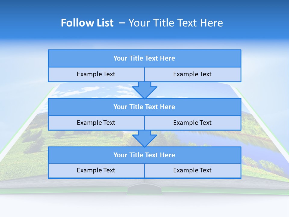 Closeup Forest Training PowerPoint Template