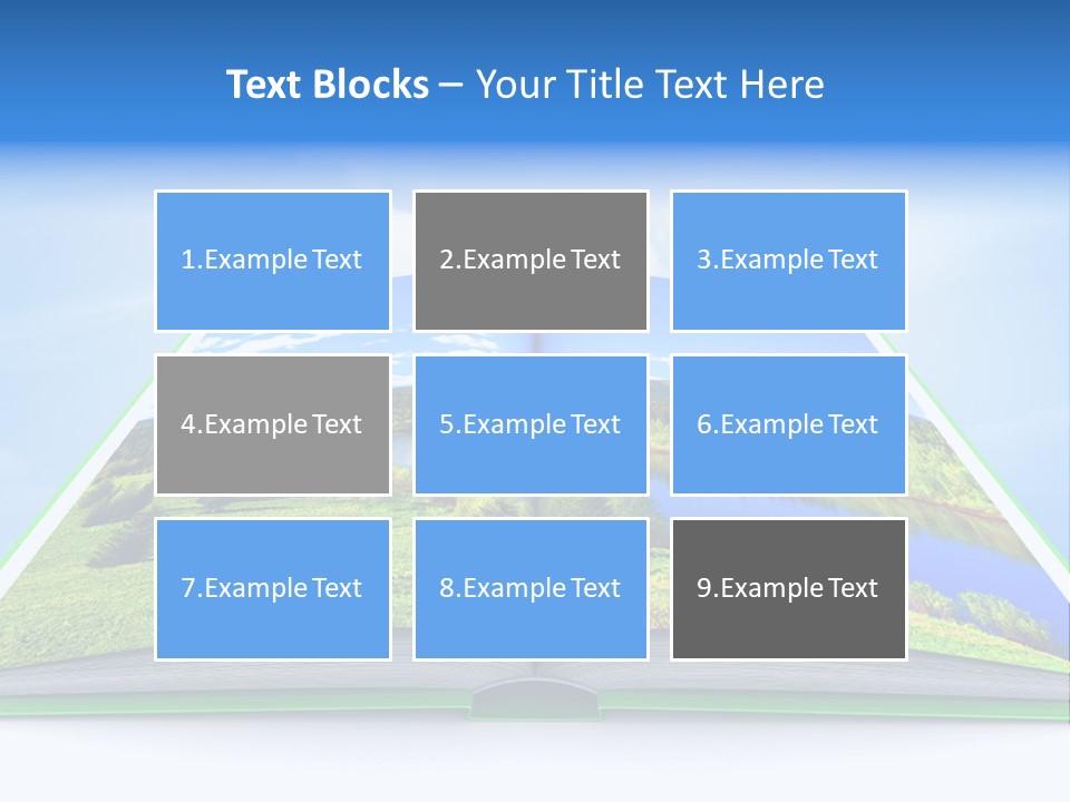 Closeup Forest Training PowerPoint Template