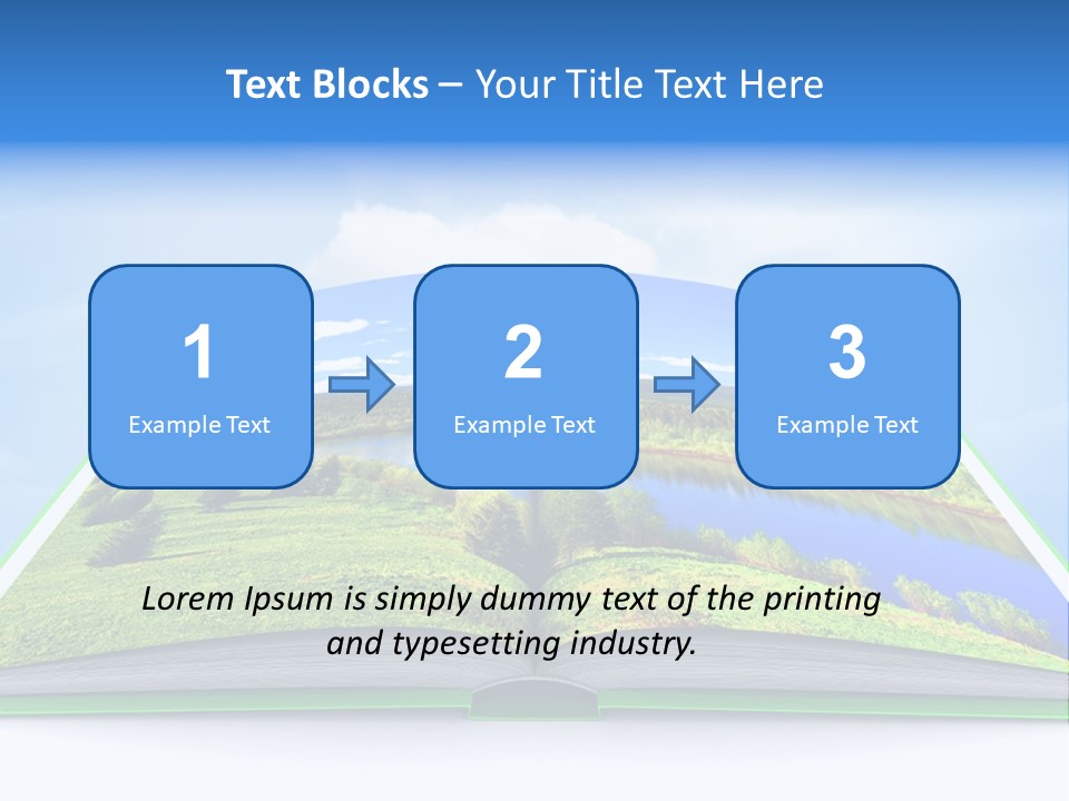Closeup Forest Training PowerPoint Template