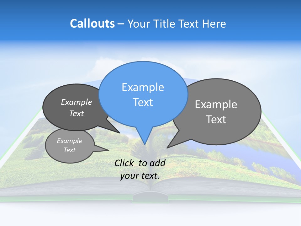 Closeup Forest Training PowerPoint Template
