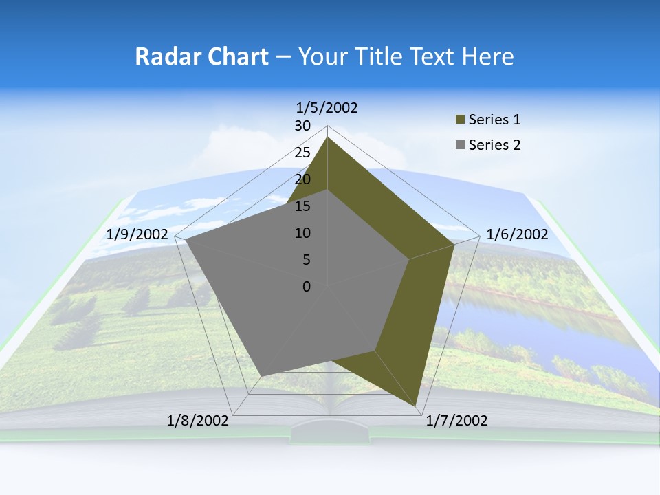 Closeup Forest Training PowerPoint Template