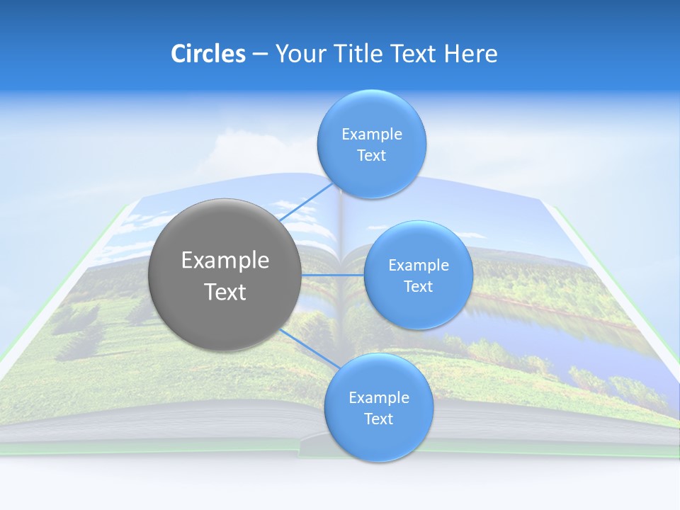 Closeup Forest Training PowerPoint Template