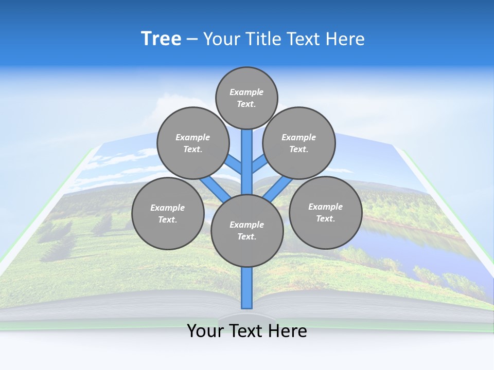 Closeup Forest Training PowerPoint Template