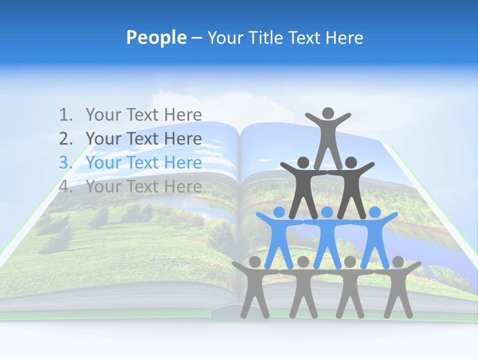 Closeup Forest Training PowerPoint Template