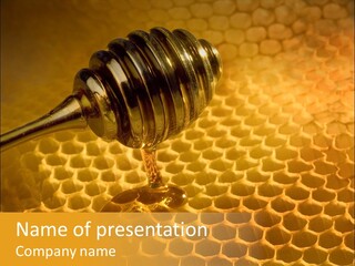 Background Honey Meal PowerPoint Template