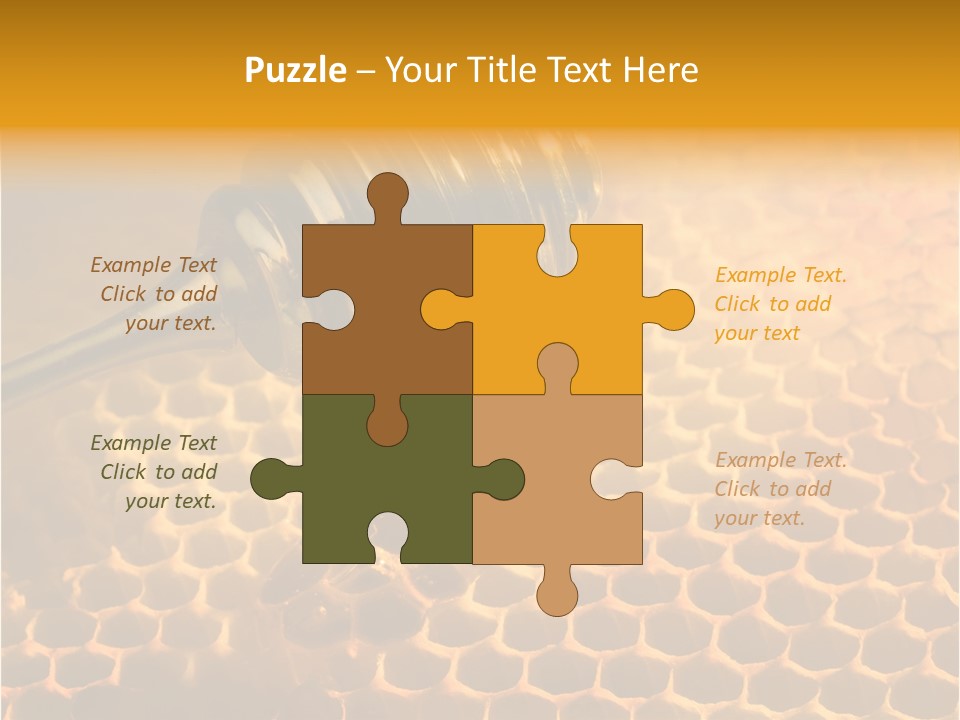 Background Honey Meal PowerPoint Template