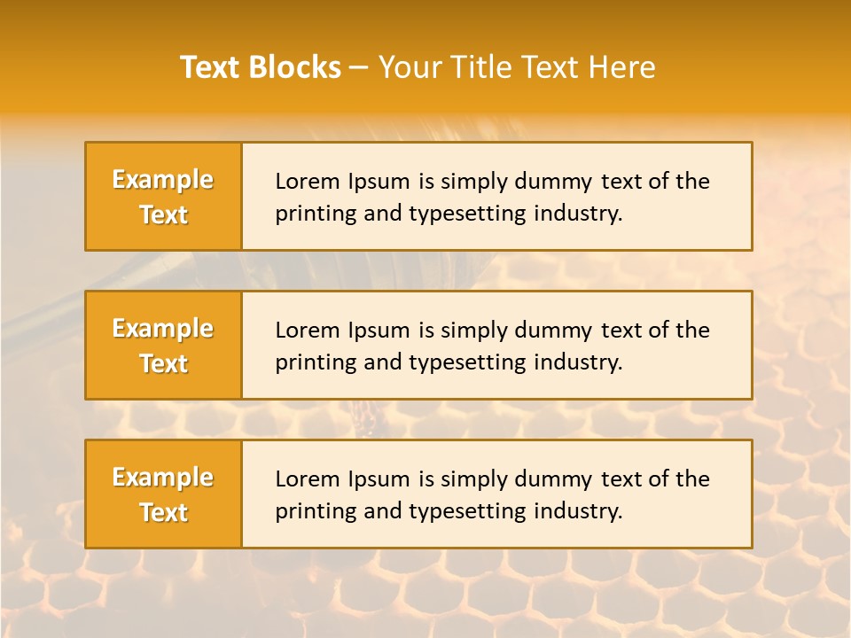 Background Honey Meal PowerPoint Template