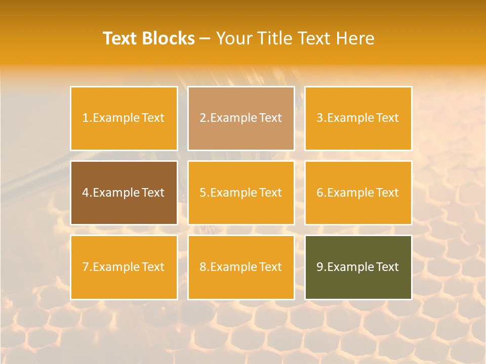 Background Honey Meal PowerPoint Template