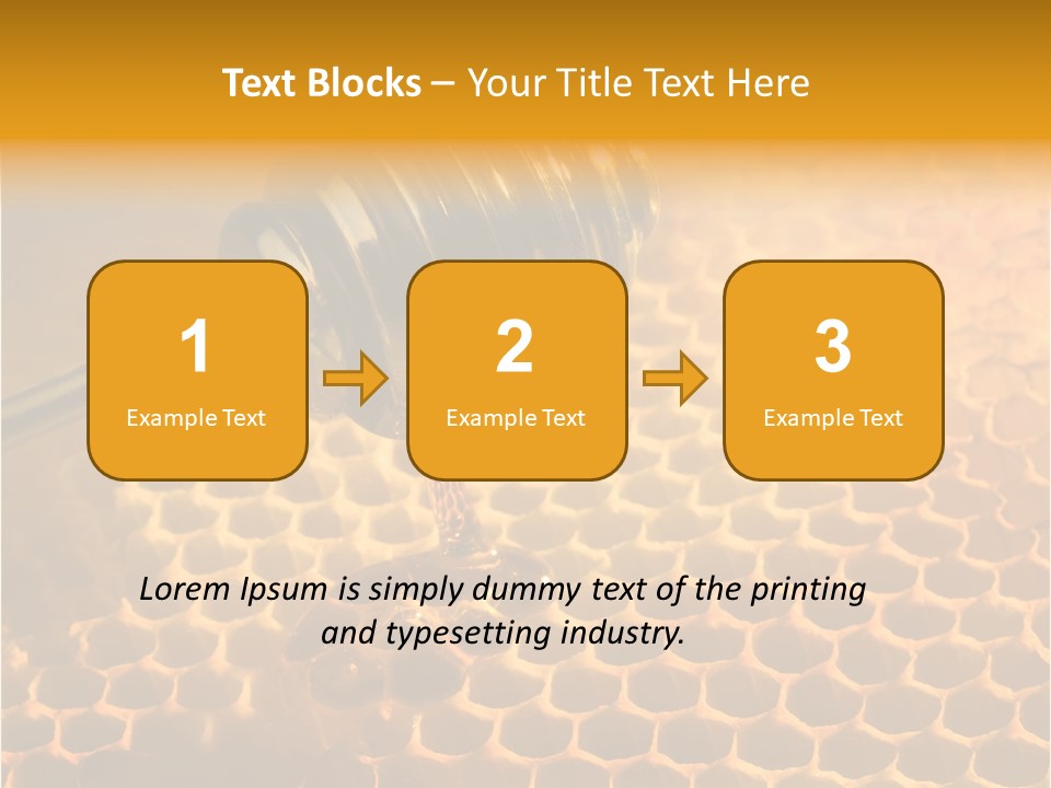 Background Honey Meal PowerPoint Template